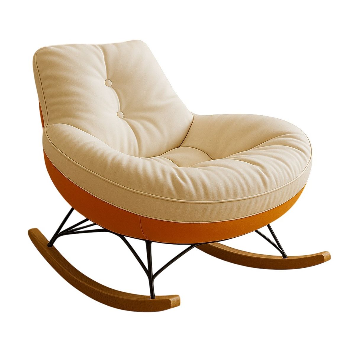 GENERICO - Silla Mecedora de Lujo Estilo Japonés