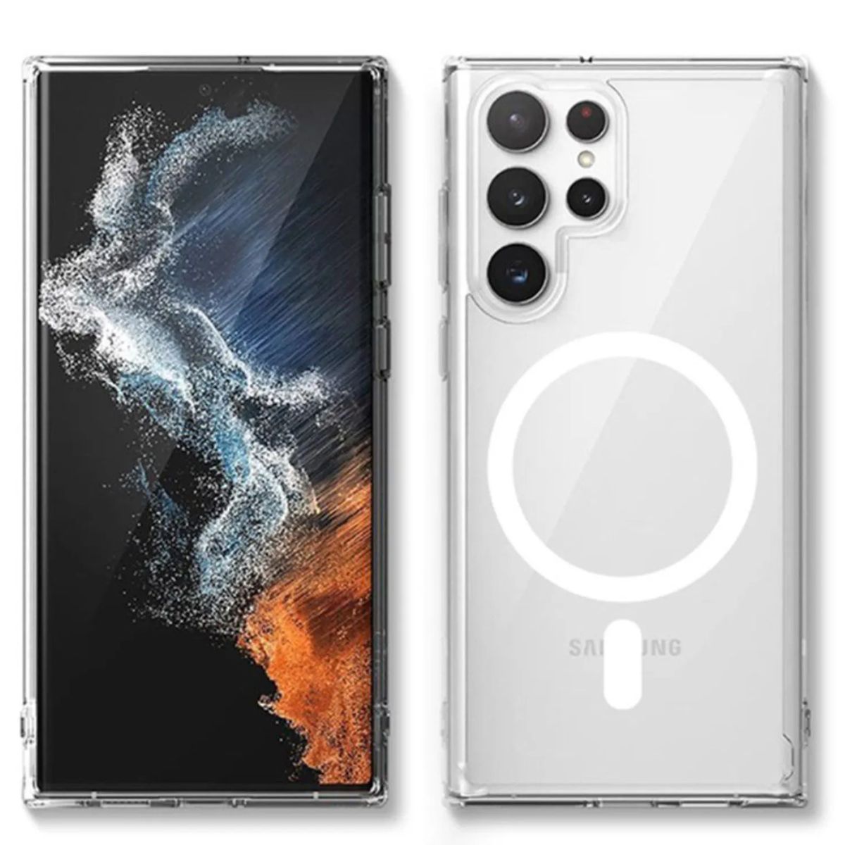 GENERICO - CASE TRANSPARENTE CON MAGSAFE PARA SAMSUNG S23ULTRA