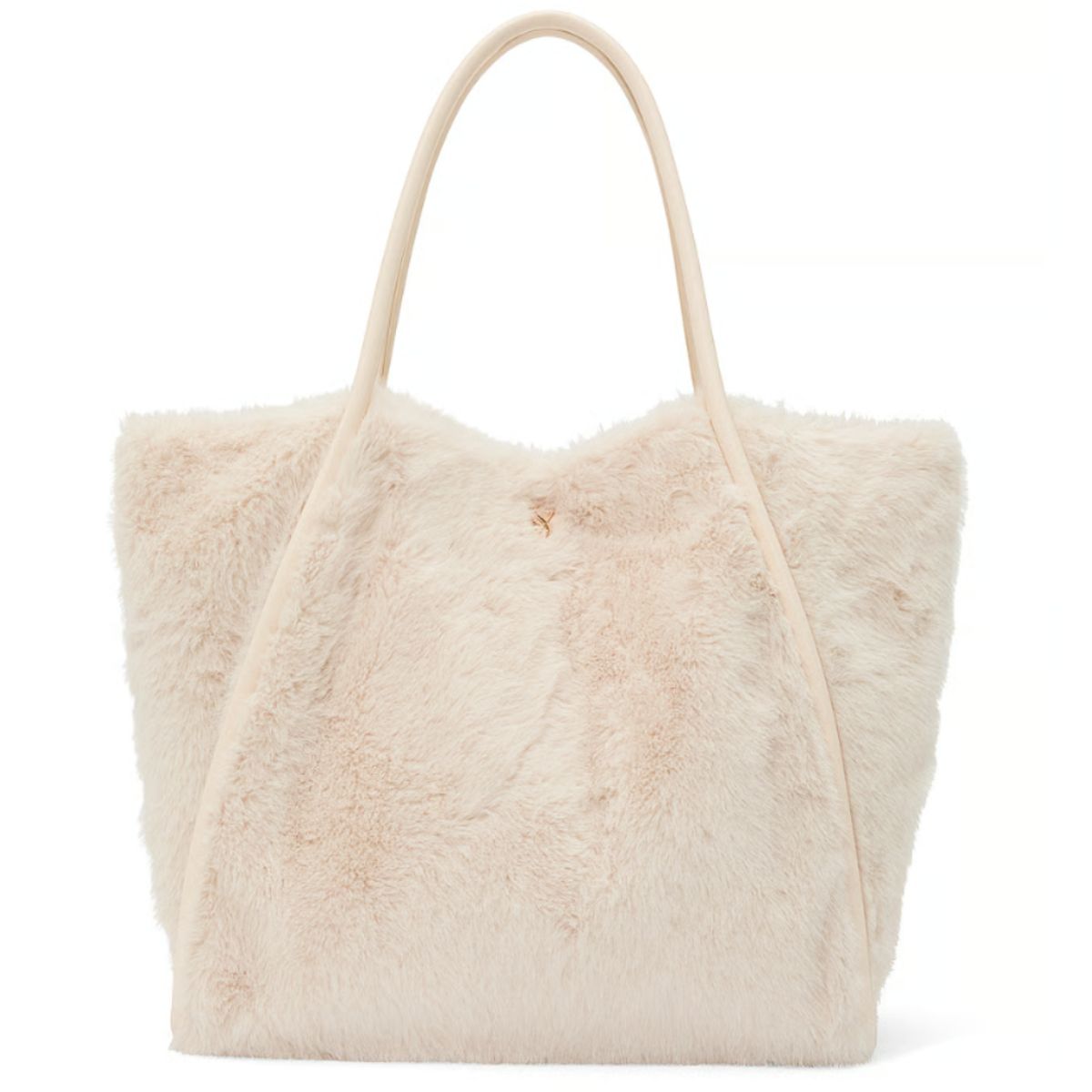 VICTORIA'S SECRET - BOLSO GRANDE VICTORIA SECRET DE PIEL SINTETICA CREMA