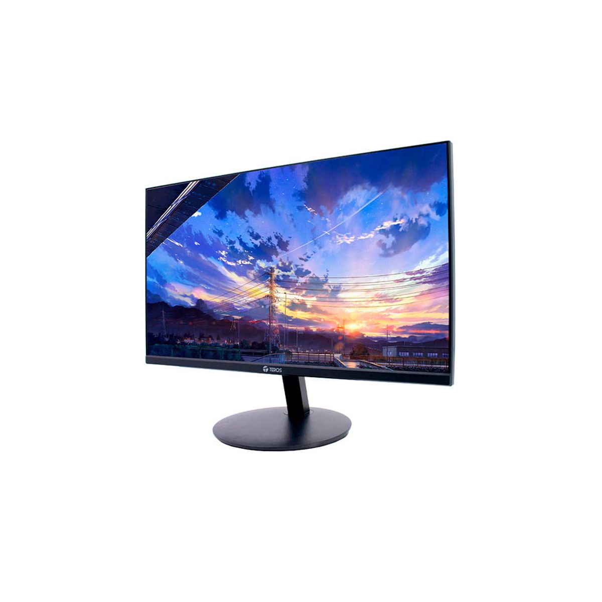 TEROS - Monitor plano TEROS TE-2130CS 215 FHD IPS 100Hz 5ms HDMI VGA negro