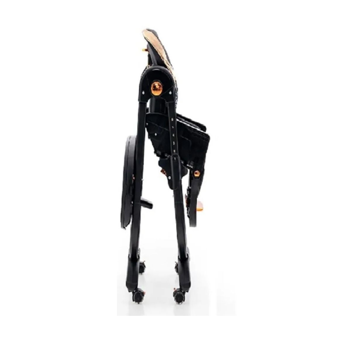 EBABY - Silla de comer para bebe Plegable YAMI Negro