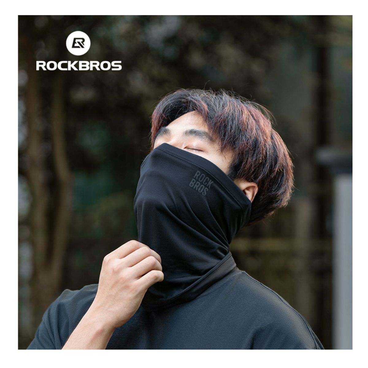 ROCKBROS - PACK LENTES DE SOL POLARIZADOS PARA CICLISMO + BANDANA NEGRA ROCKBROS