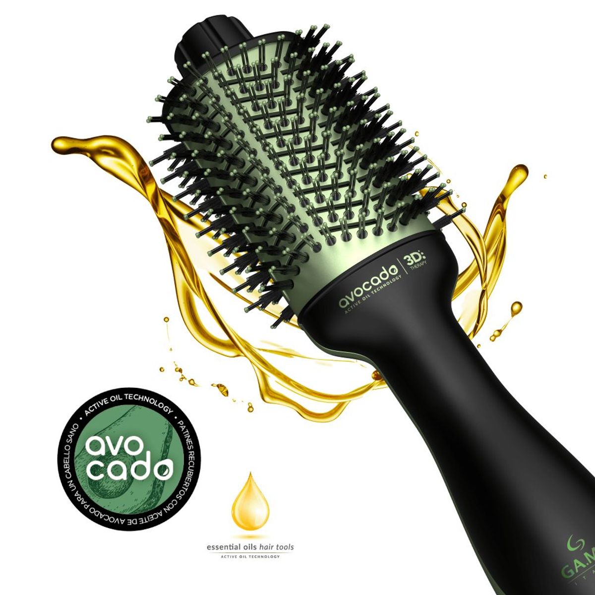 Cepillo Secador Gama Modelador Power Brush 3D de 1300w, marca Gama - Foto 2