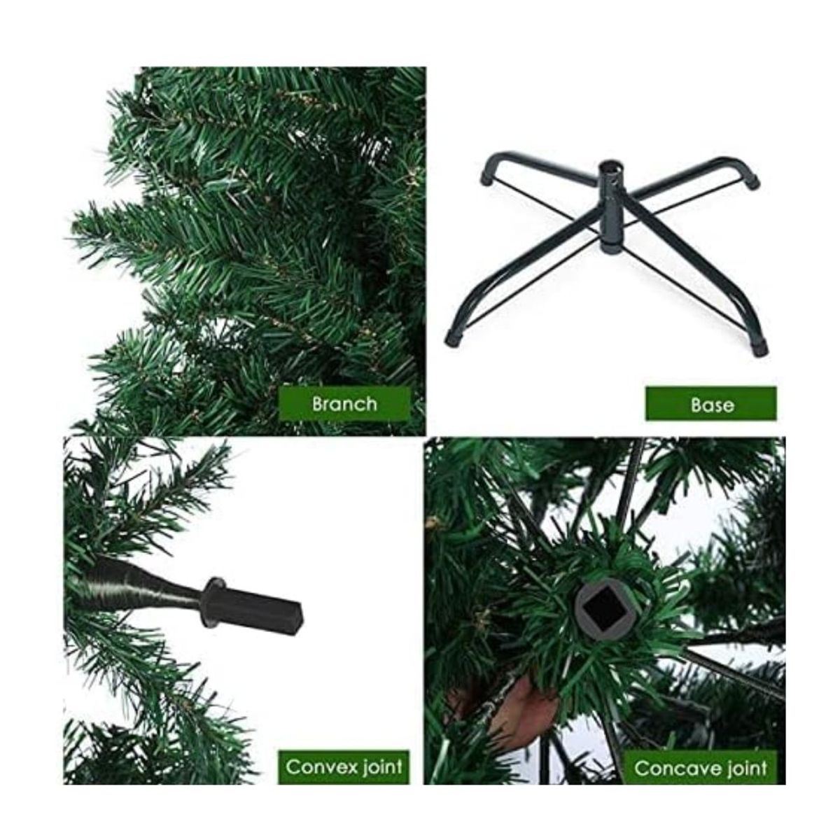 GENERICO - Arbol de Navidad 1.8 M Clasico 3 piezas
