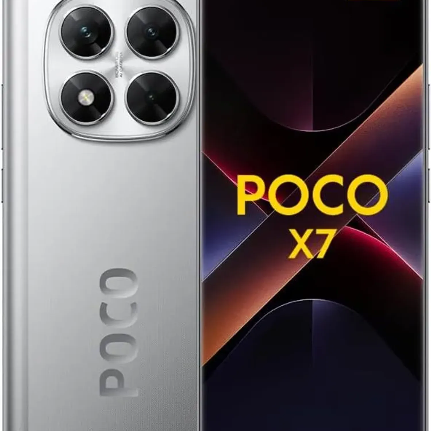 Smartphone XIAOMI POCO X7 5G 8GB RAM 256GB ROM Silver 24095PCADG
