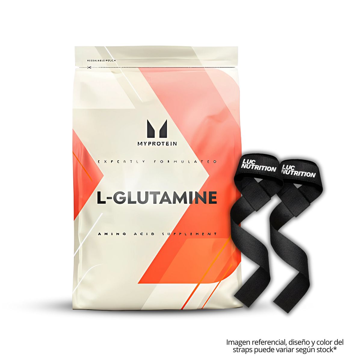 MYPROTEIN - L-Glutamina Myprotein 1 Kg L-Glutamine MyProtein + Straps