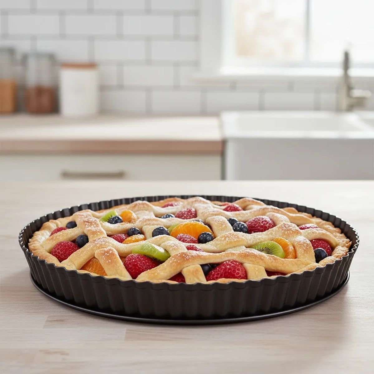 FACUSA - Molde Para Tartaleta O Pie Facusa Original desmontable 28 Cm