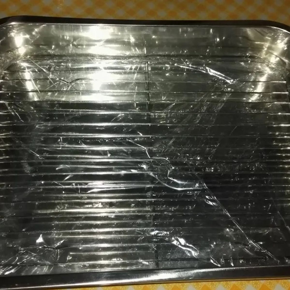 GENERICO - Asadera Para Horno Acero Inoxidable con rejilla 40X30