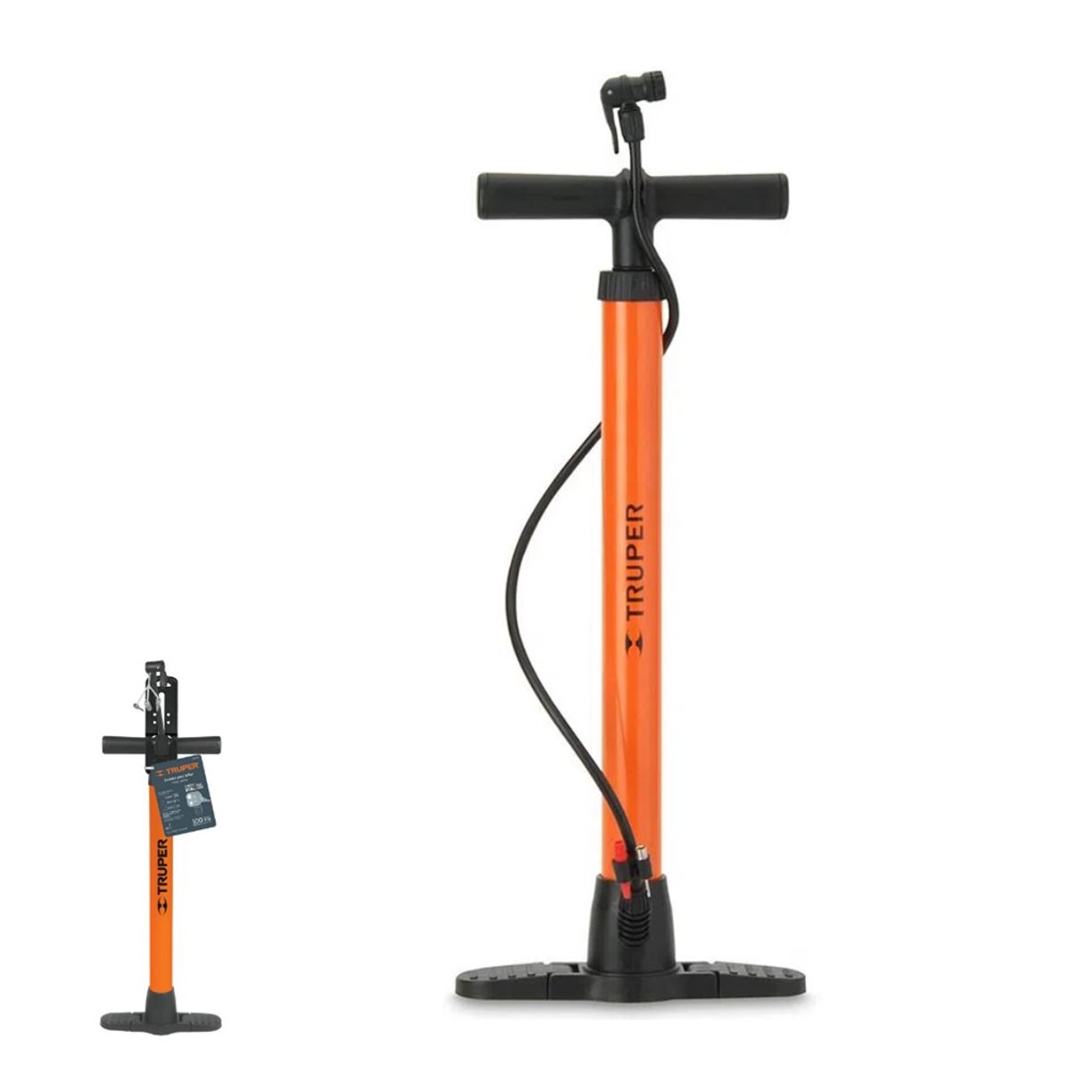 TRUPER - Inflador Para Bicicleta Moto Pelota Truper Bom-tr 100psi