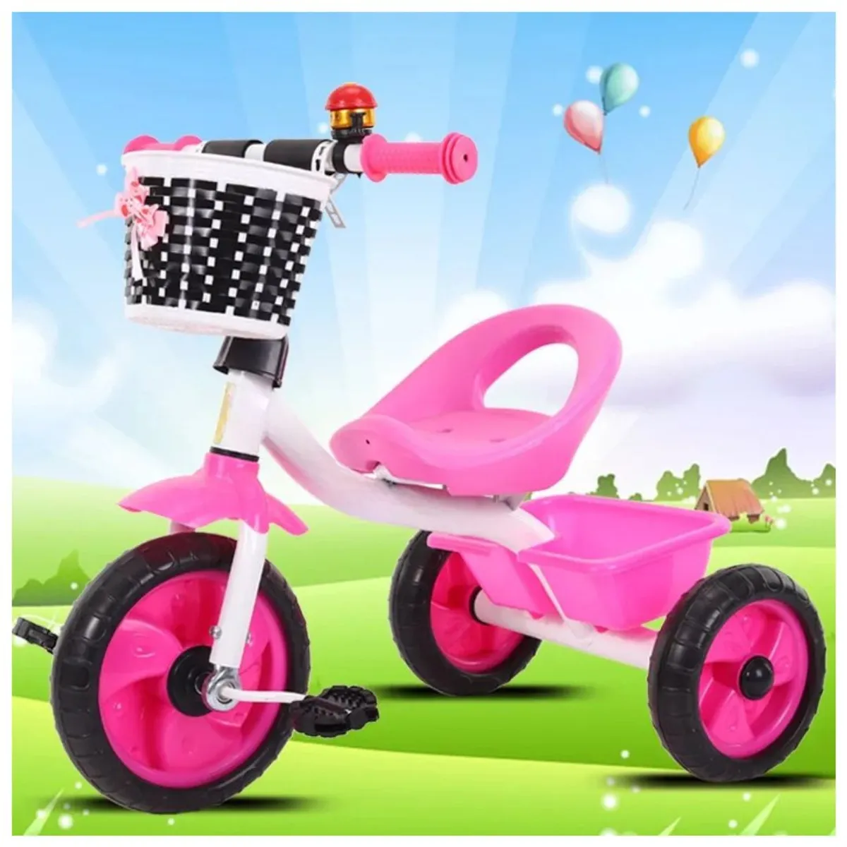 GENERICO - Triciclo Para Niños Vintage Flex Pink