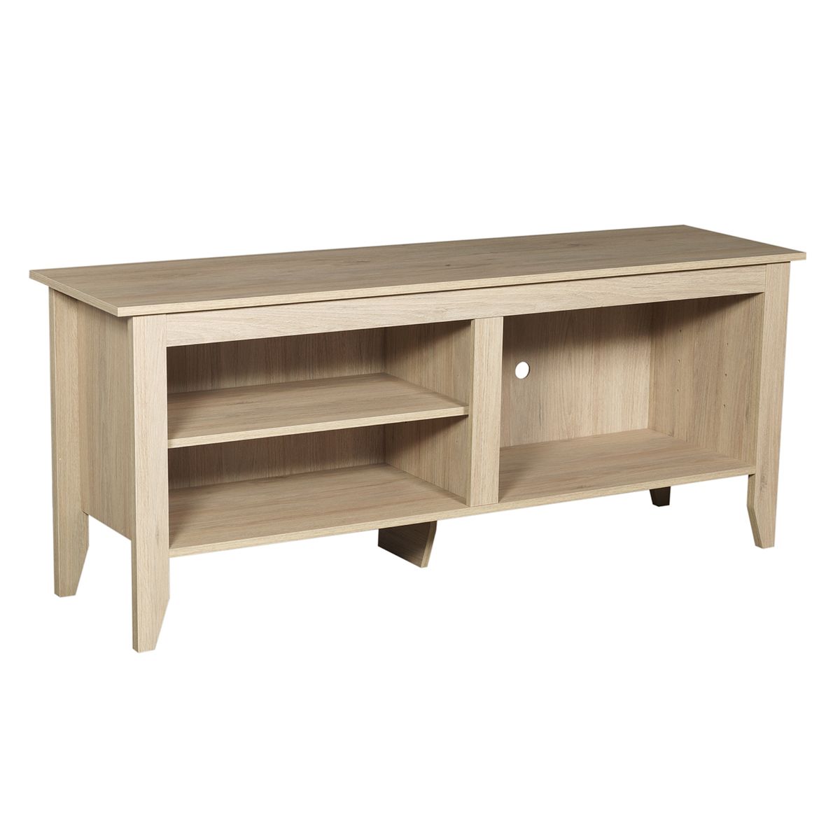 FMFURNITURE - Mueble De Tv 65 Café Claro 61x147x40 Cm