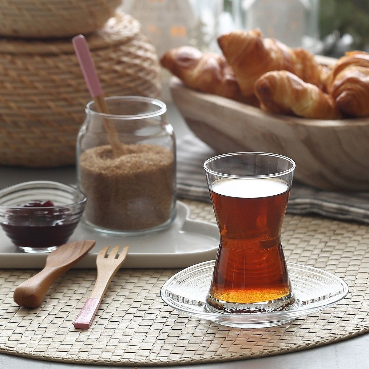 GENERICO - SET DE VASOS DE TÉ DERIN 12 PIEZAS