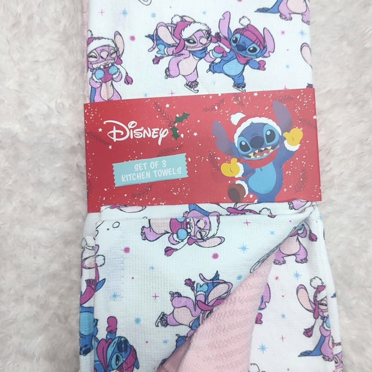 SNOOPY - Secadores de Cocina Stitch x 3 Navidad