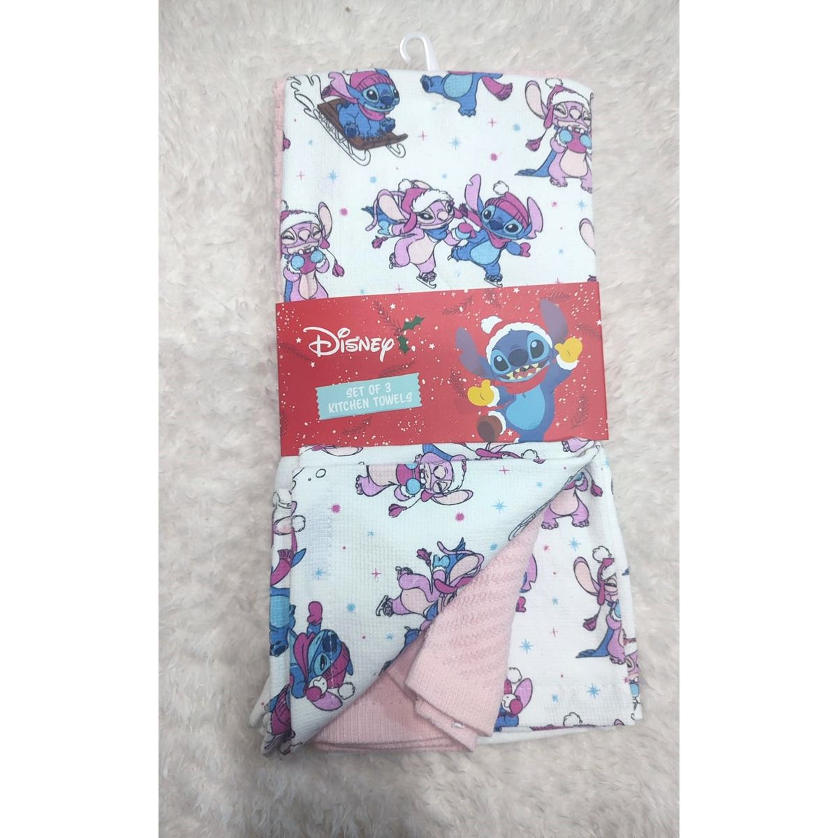 SNOOPY - Secadores de Cocina Stitch x 3 Navidad