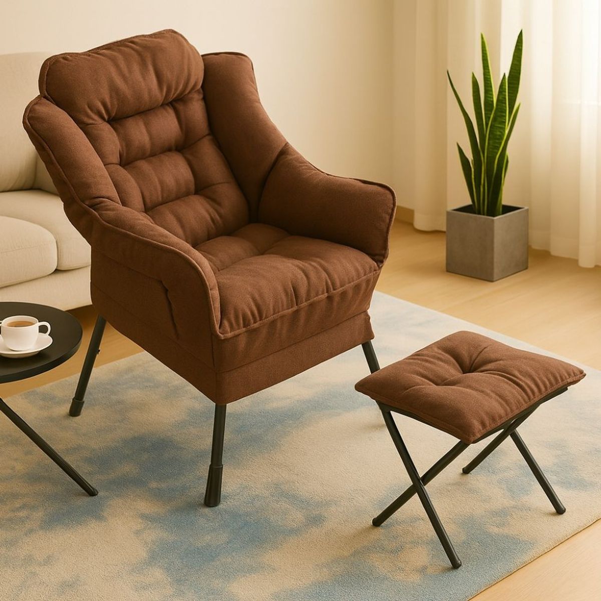 GENERICO - Sillón Contemporáneo con Posa Pie