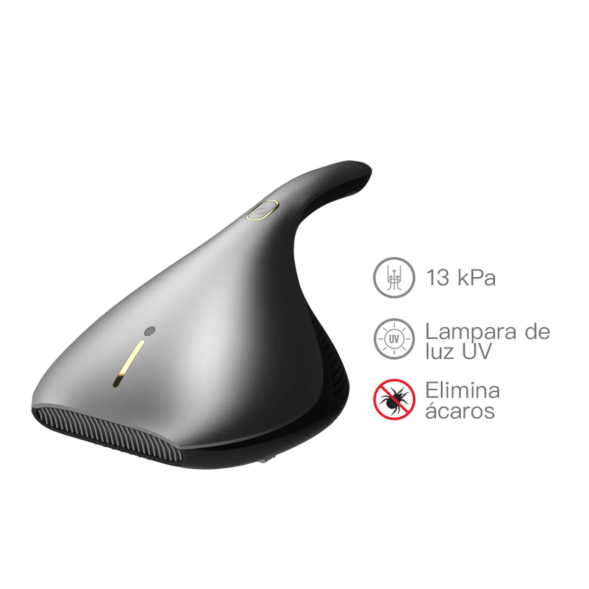 DEERMA - Aspiradora de Mano Anti-Ácaros Deerma EX919 - 13000 Pa, Luz UV Filtro Hepa,  Aire Caliente, 7000 lpm