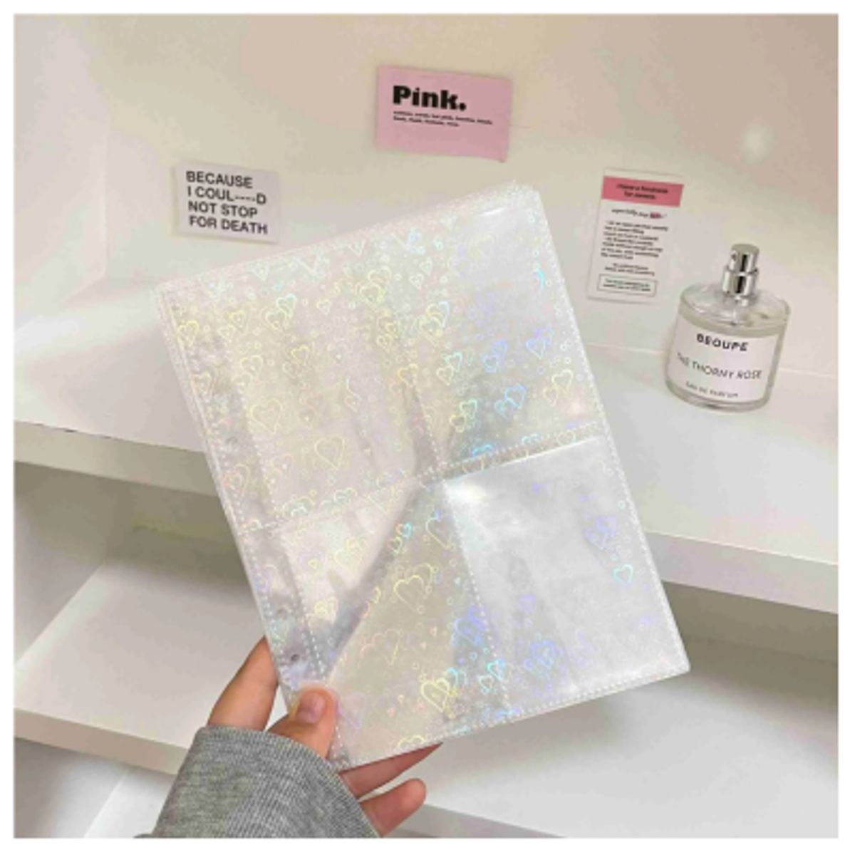 GENERICO - PAQ 10 MICAS CORAZON HOLO