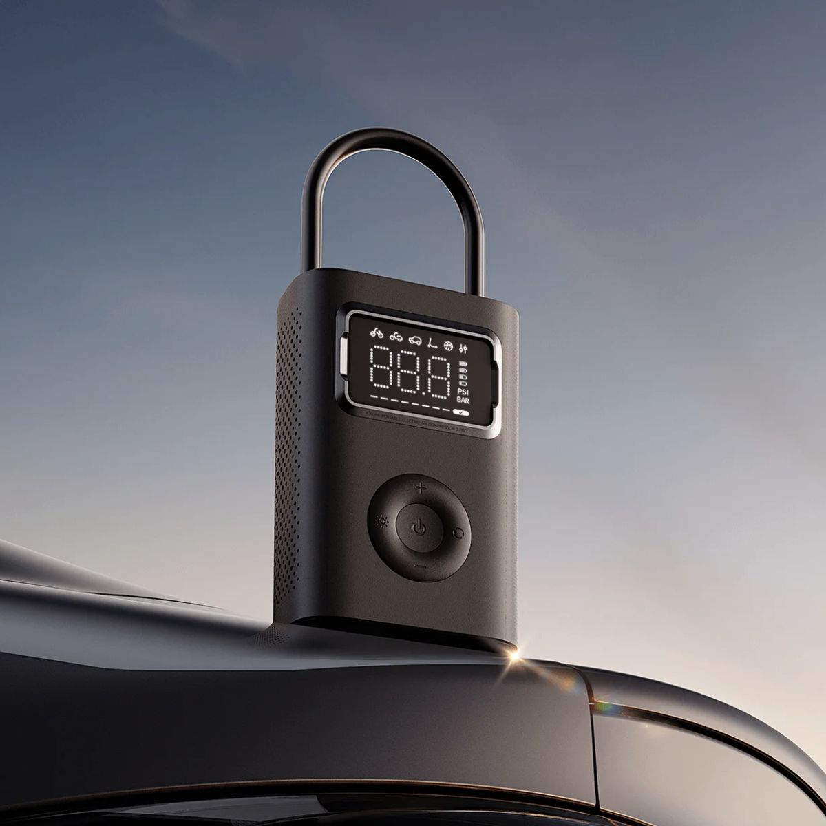 XIAOMI - Inflador Eléctrico Potente Xiaomi Air Compressor 2 Pro Batería 2500 mAh, Pantalla Digital Para Coche Bicicleta Moto