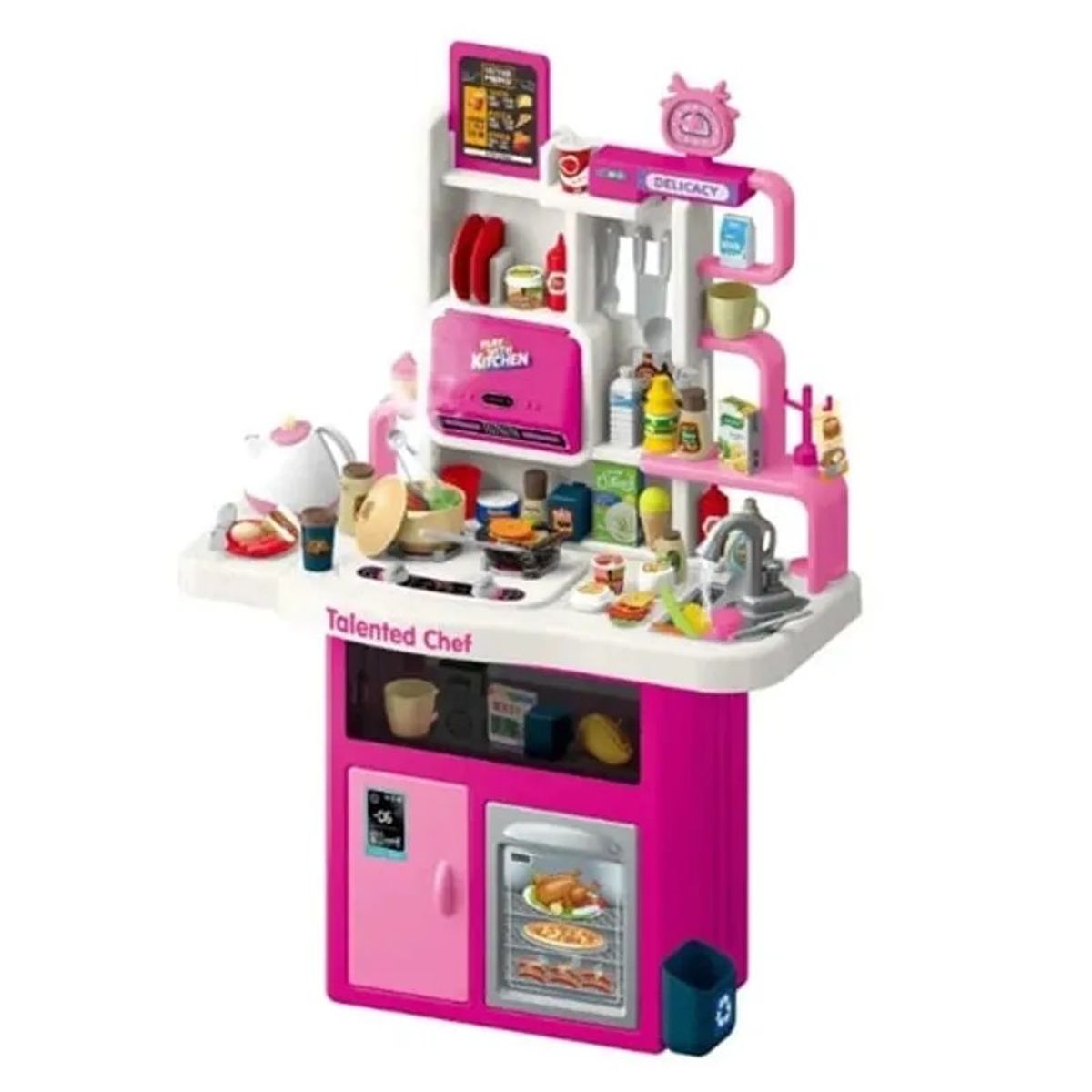 GENERICO - COCINA GRANDE CON VAPOR Y LUCES COMPLETA