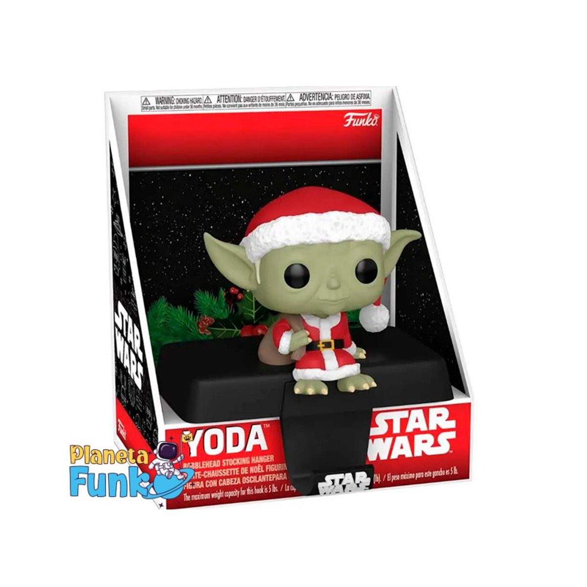 FUNKO - STAR WARS DECORACION NAVIDEÑA YODA STAR WARS FUNKO