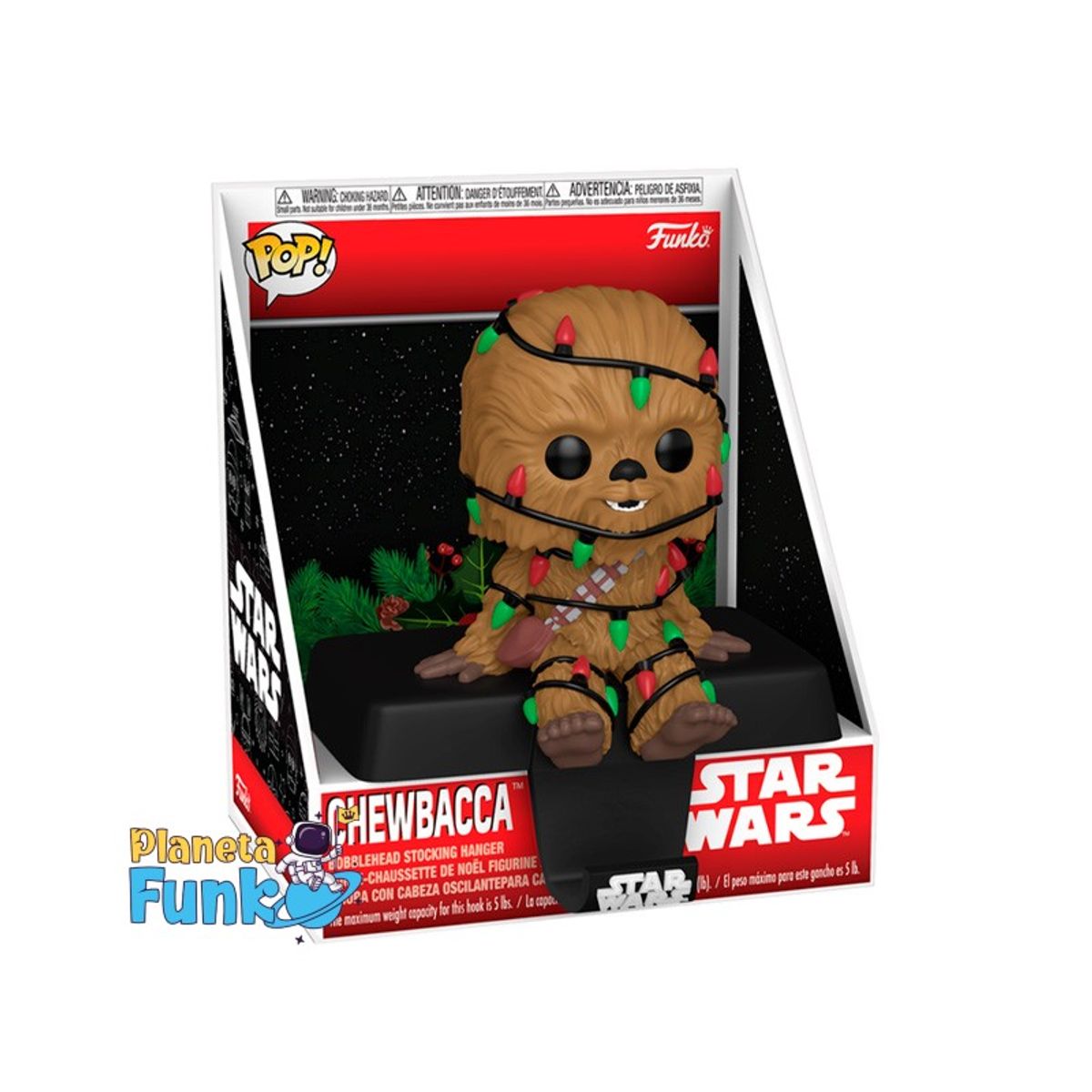 FUNKO - STAR WARS DECORACION NAVIDEÑA CHEWBACCA STAR WARS FUNKO