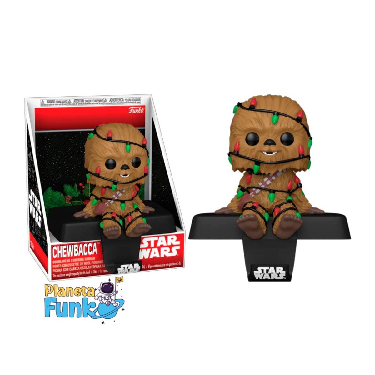FUNKO - STAR WARS DECORACION NAVIDEÑA CHEWBACCA STAR WARS FUNKO