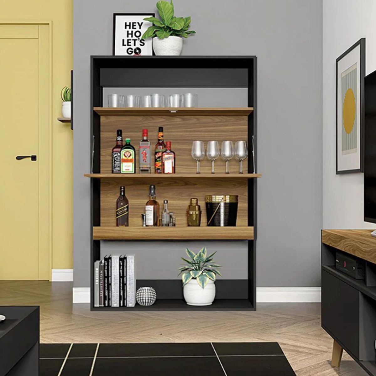 NACION MUEBLES - CÓMODA MIA COLOR NEGRO NACION MUEBLES