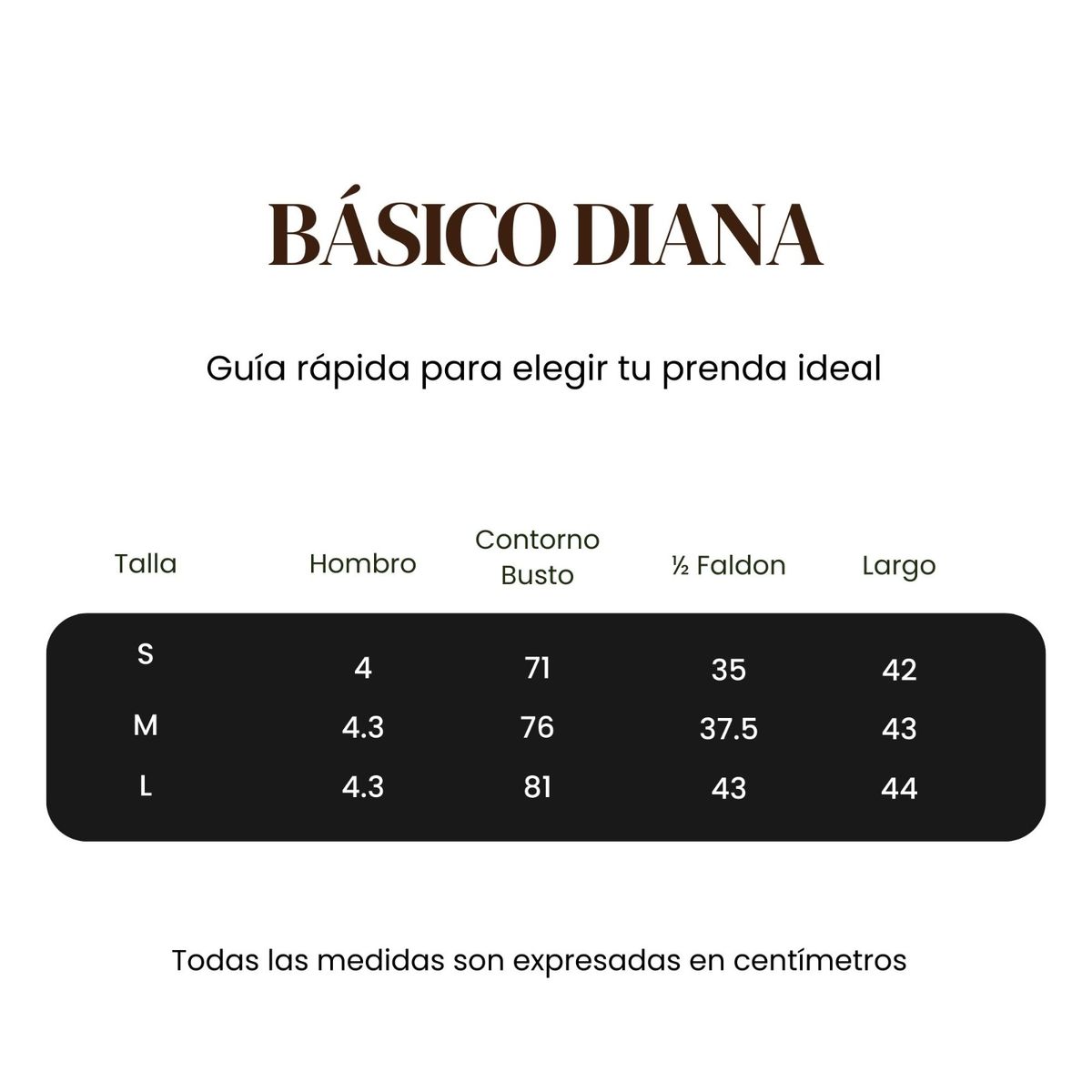 AMARELLY - BASICO PARA MUJER DIANA