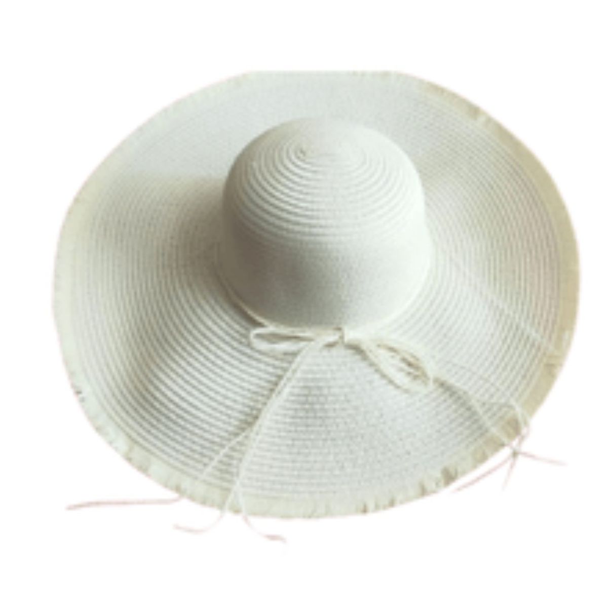 GENERICO - Sombrero Elegante Lazo Nena Crema