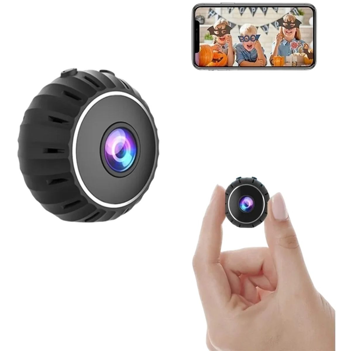 GENERICO - Mini Cámara Espía Inalámbrica Wifi Infrarrojo