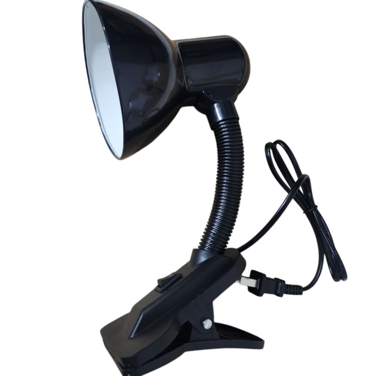 GENERICO - Lámpara de escritorio con sujetador ajustable a presion - NEGRO