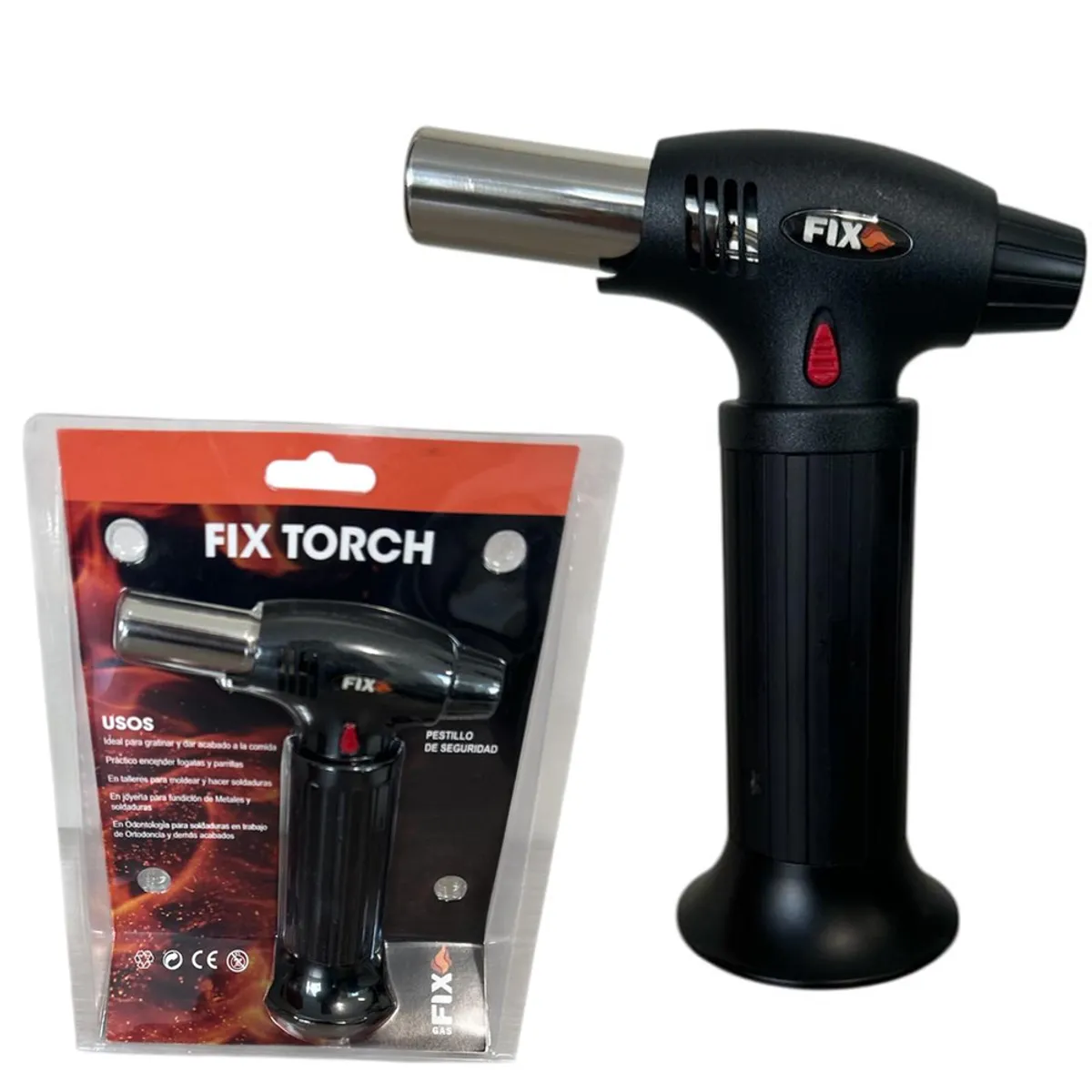 FIX - Soplete Portátil FIX para Cocina Camping ferreteria Recargable