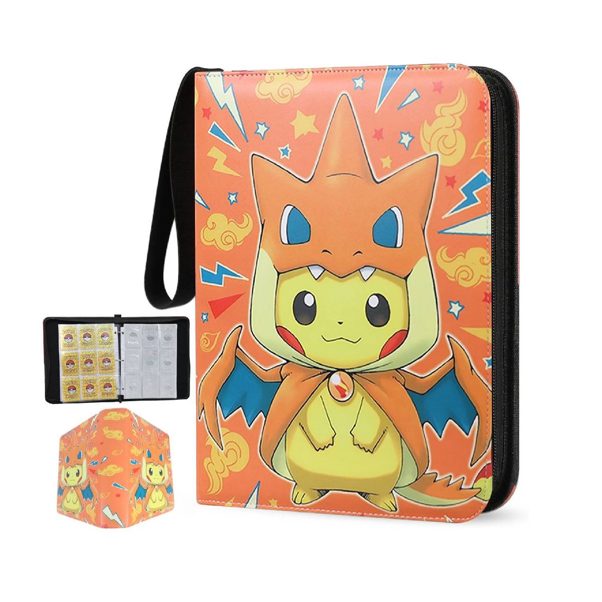 POKEMON - Pokemon Folder 9 Pocket Pikachu Charizard 900 Cartas