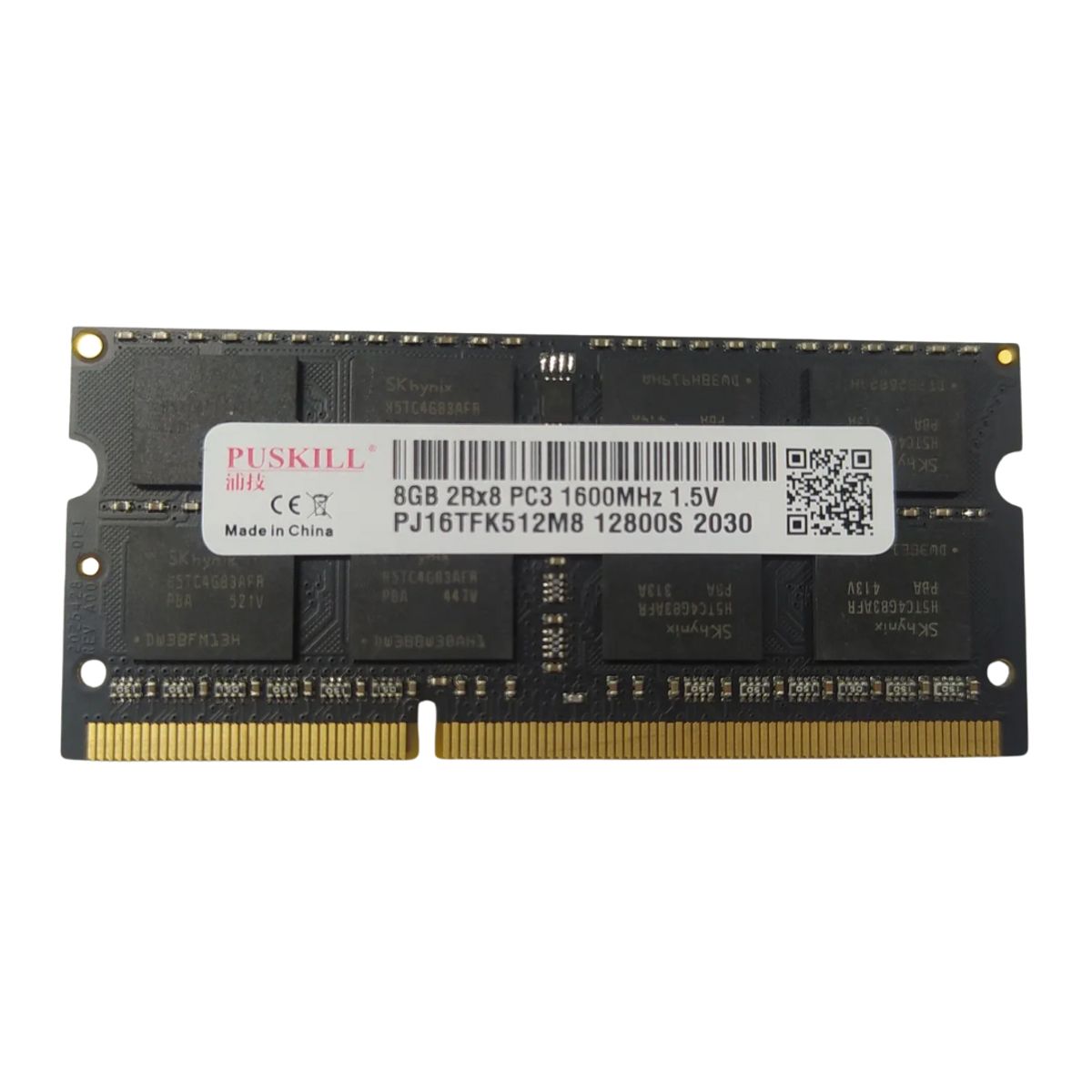 GENERICO - MEMORIA RAM 8GB LAPTOP SODIMM DDR3 1600MHZ PUSKILL