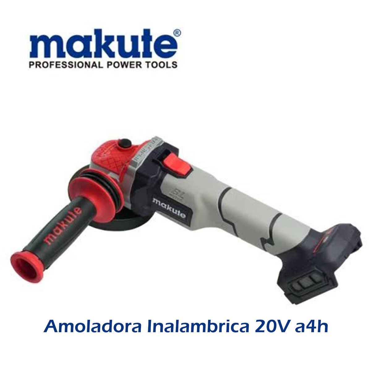 MAKUTE - AMOLADORA INALAMBRICA DE 20V – 4 Ah. – MAKUTE