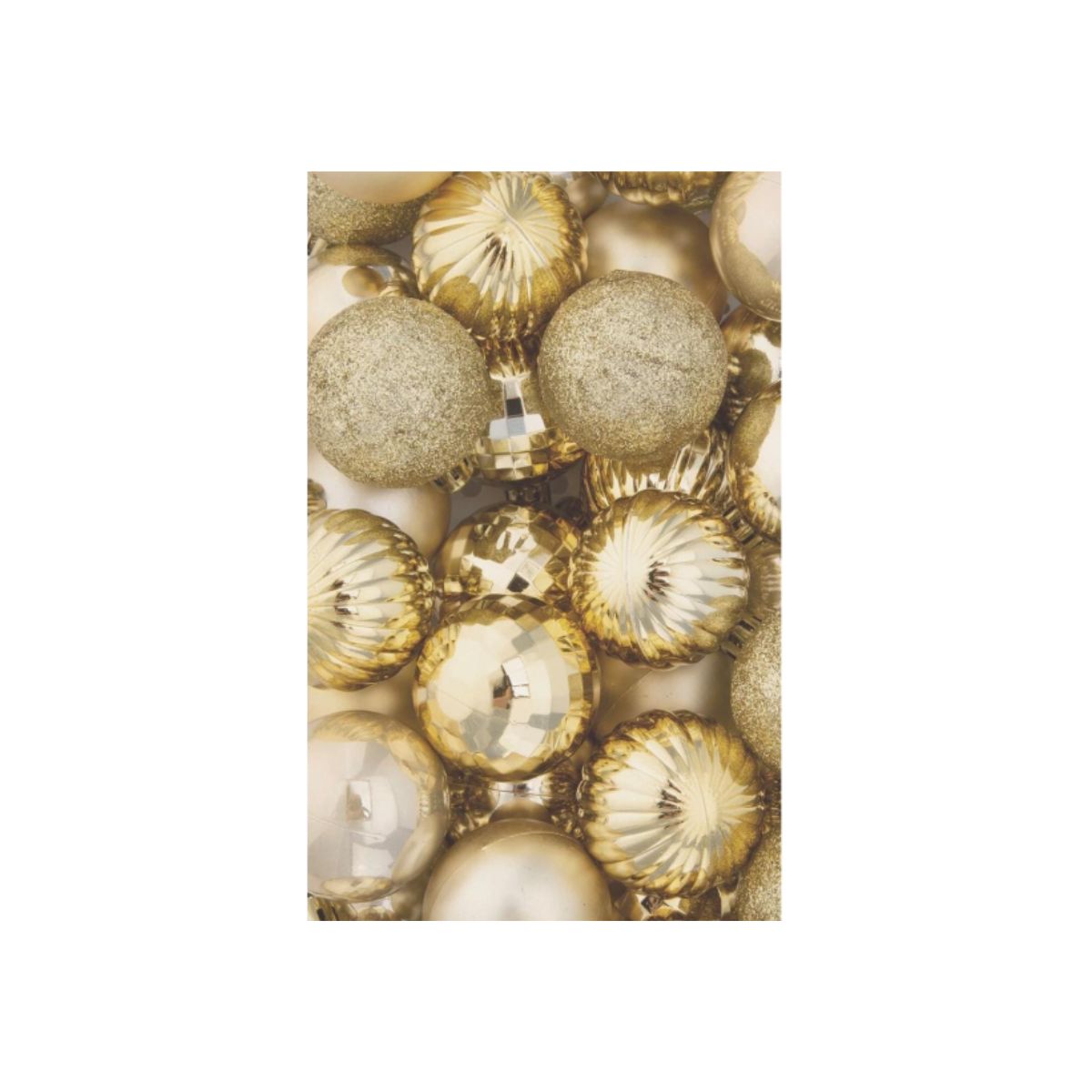 GENERICO - SET DE 20 BOLAS NAVIDEÑAS