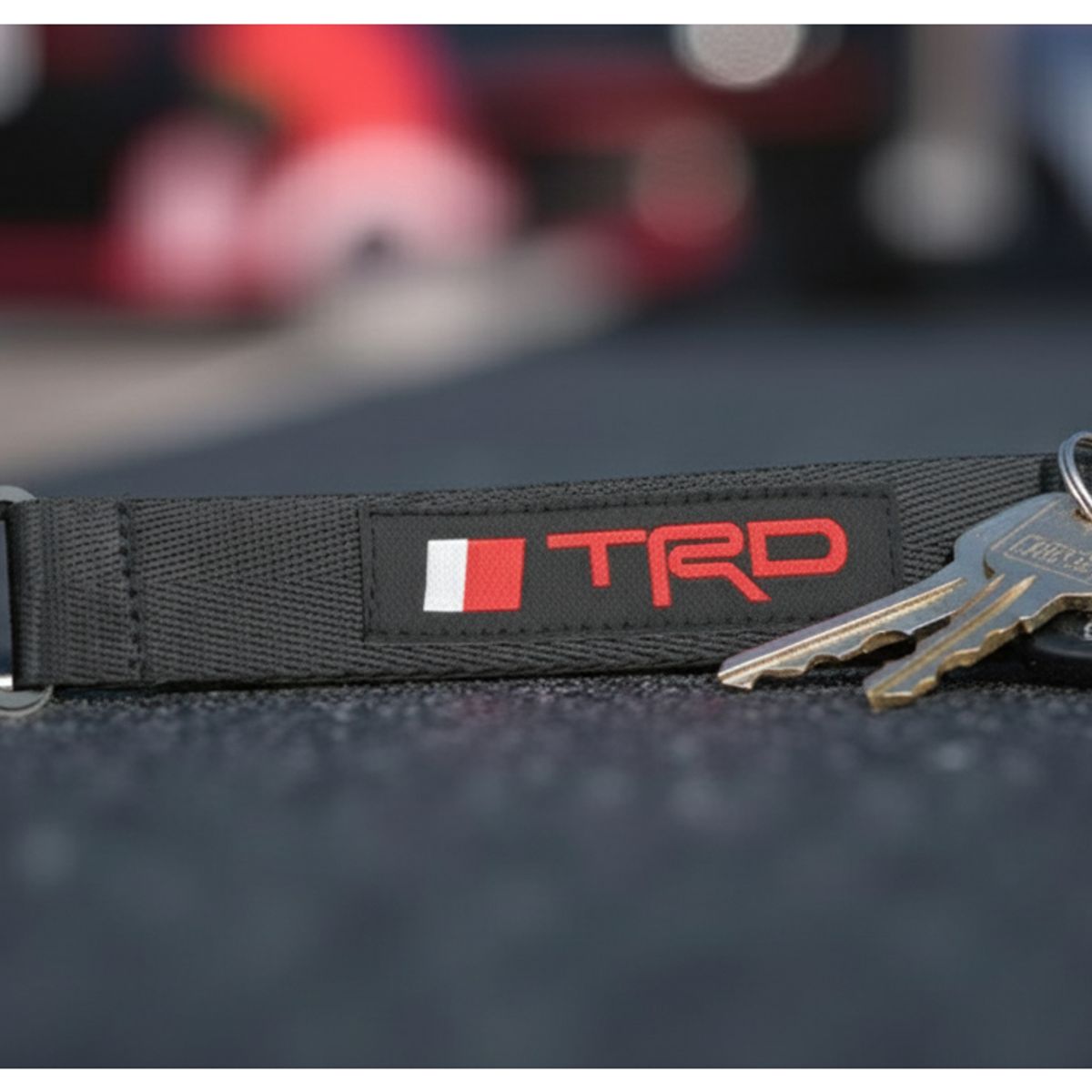 GENERICO - Llavero De Auto Con Etiqueta TRD Accesorio De Auto Color Negro