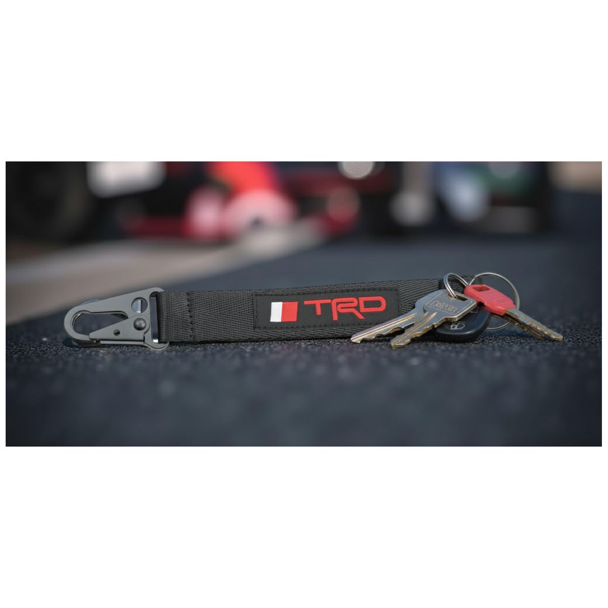 GENERICO - Llavero De Auto Con Etiqueta TRD Accesorio De Auto Color Negro