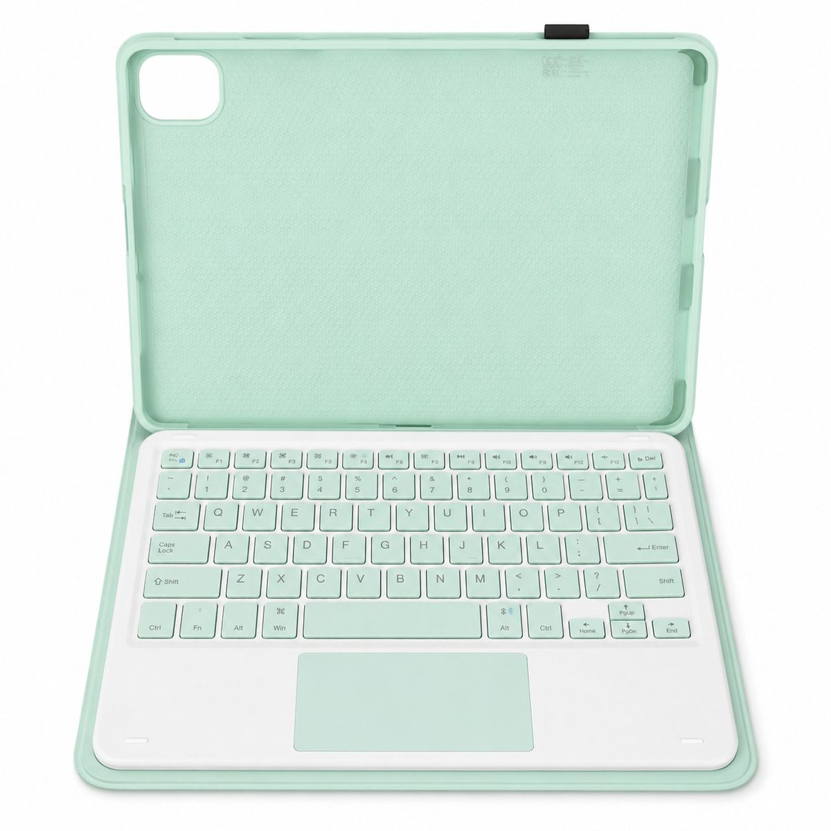 GENERICO - FUNDA CON TECLADO SAMSUNG TAB A9 PLUS VERDE ACQUA