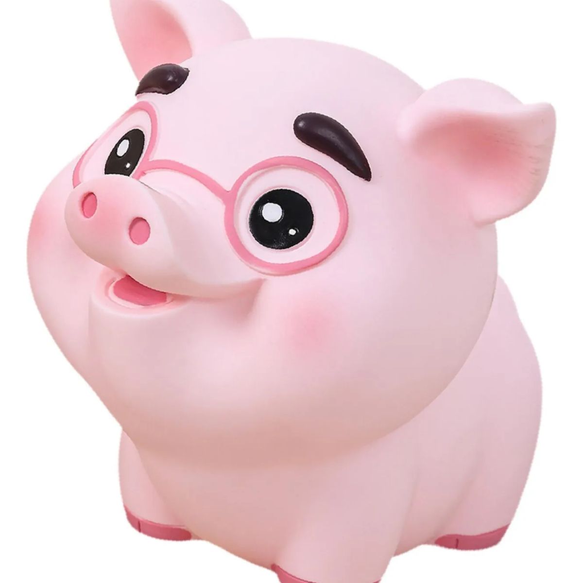 GENERICO - Alcancia Chanchito Irrompible PVC para Niños Infantil Niña