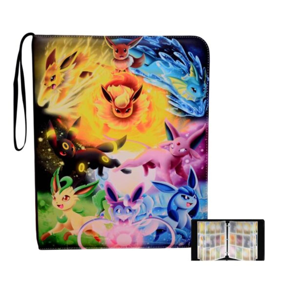 POKEMON - Pokemon Folder 9 Pocket 900 Cartas Eevee Evolutions