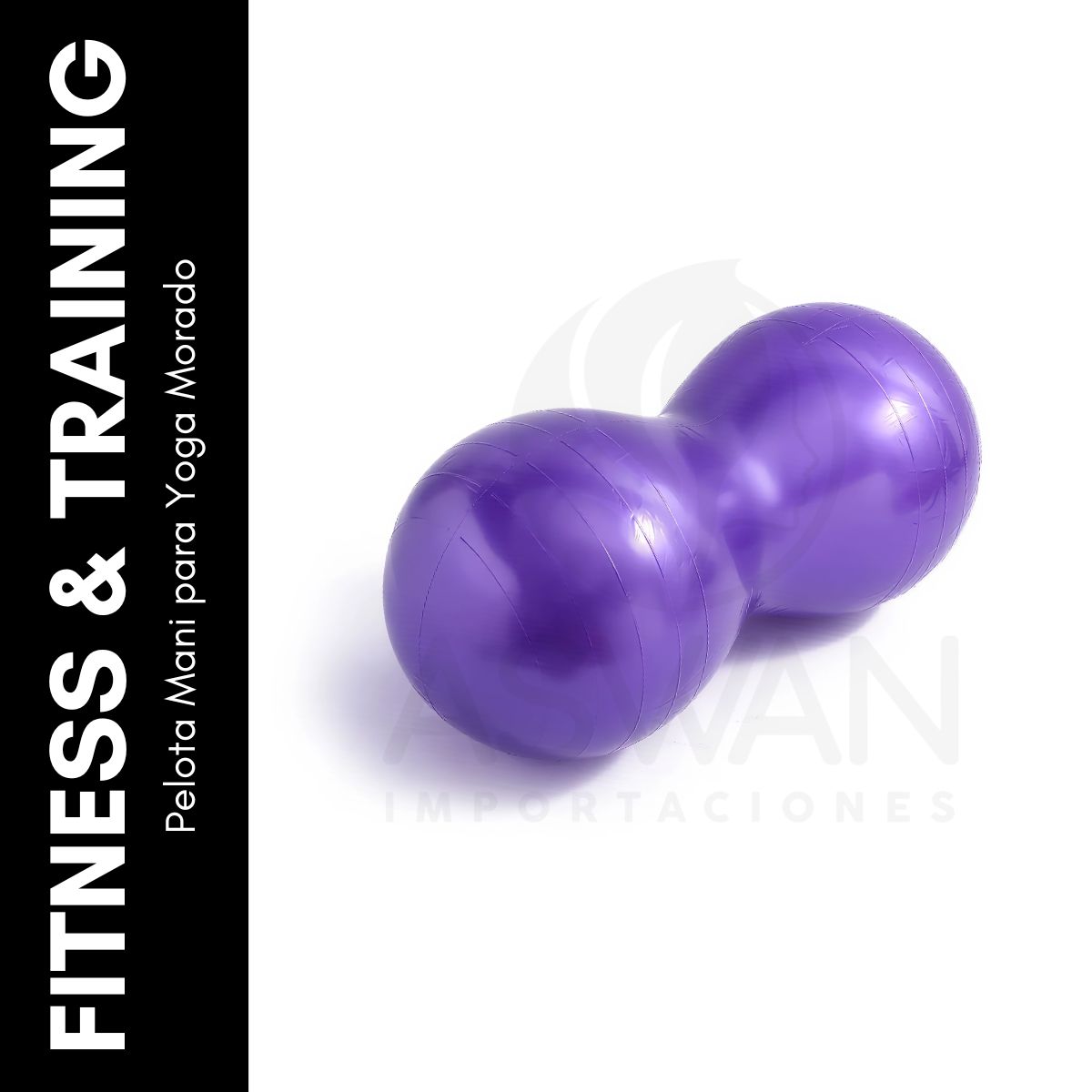 GENERICO - Pelota de Equilibrio Peanut para Yoga Morado