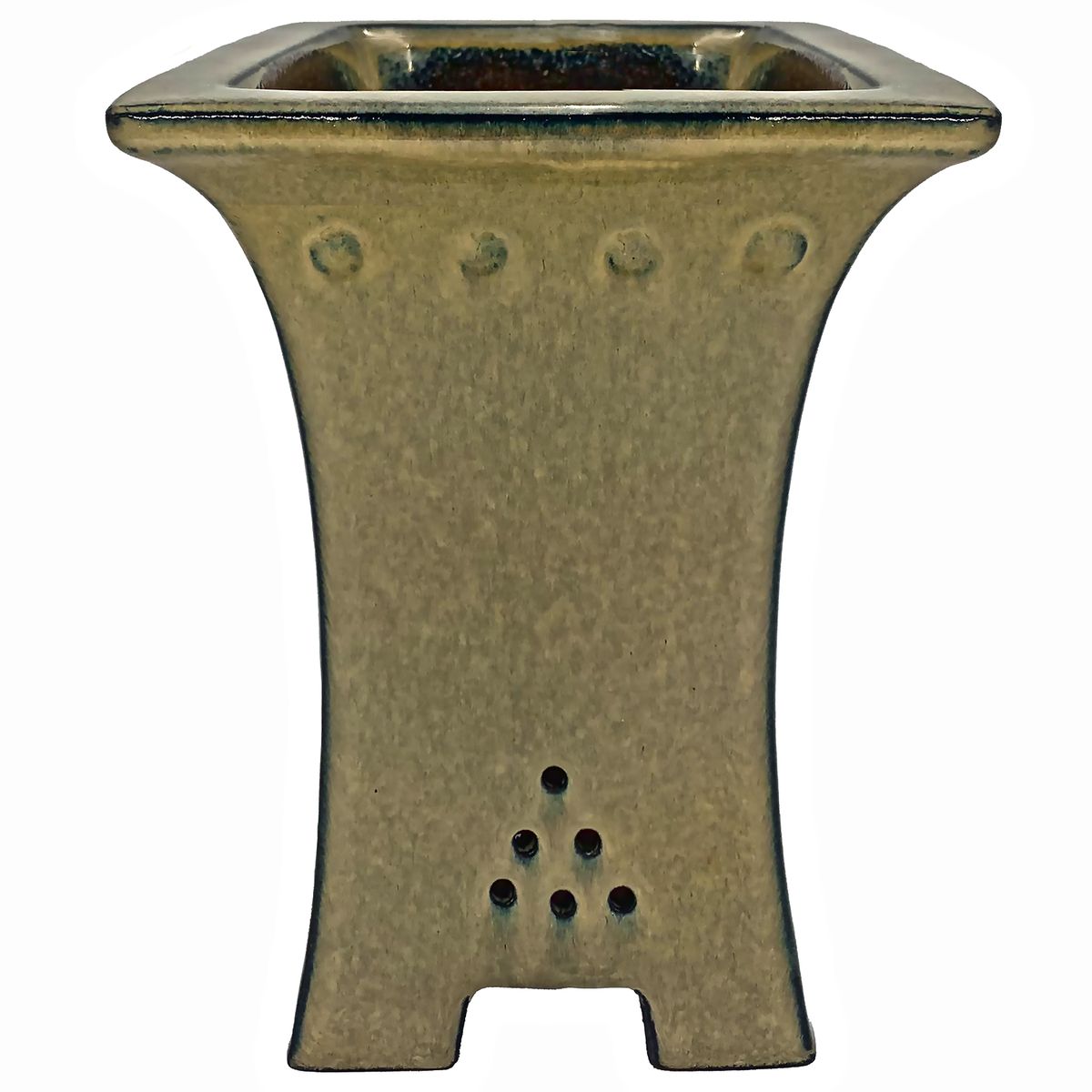 MACETA PARA BONSAI ESMALTADA – 19.0 X 19.0 X 26.0 cm, marca PERUBONSAI - Foto Principal