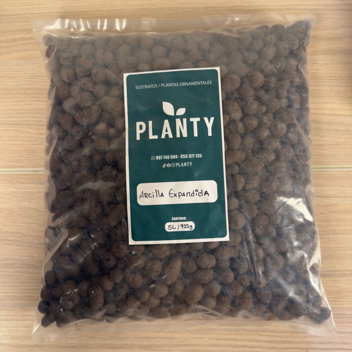 GENERICO - Sustrato Premium - Arcilla Expandida 5 Litros 925g