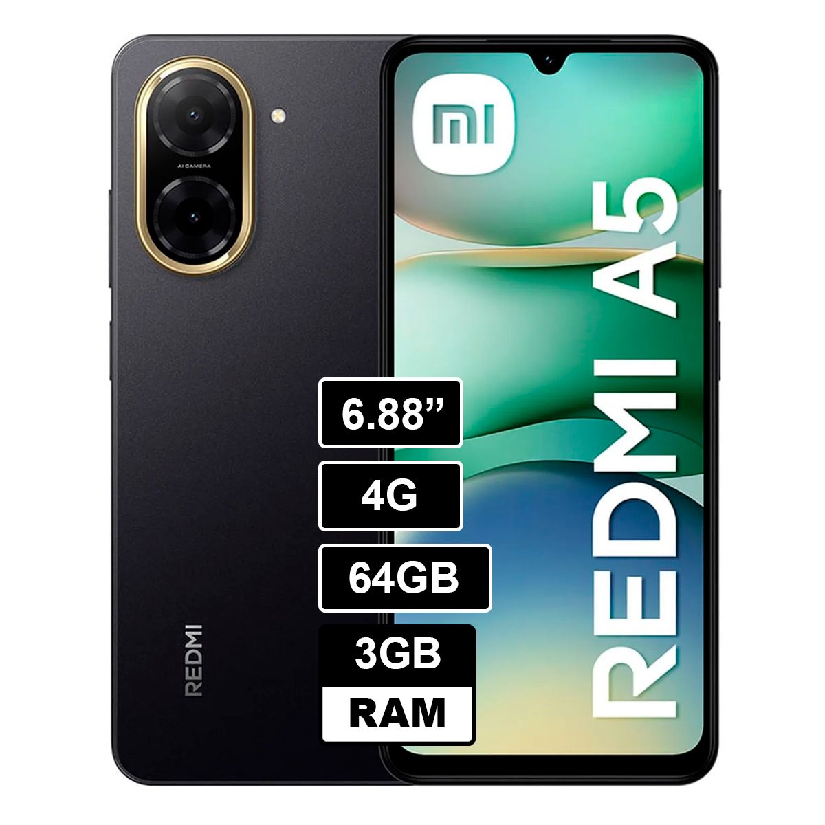 XIAOMI - Xiaomi Redmi A5 3GB 64GB Negro