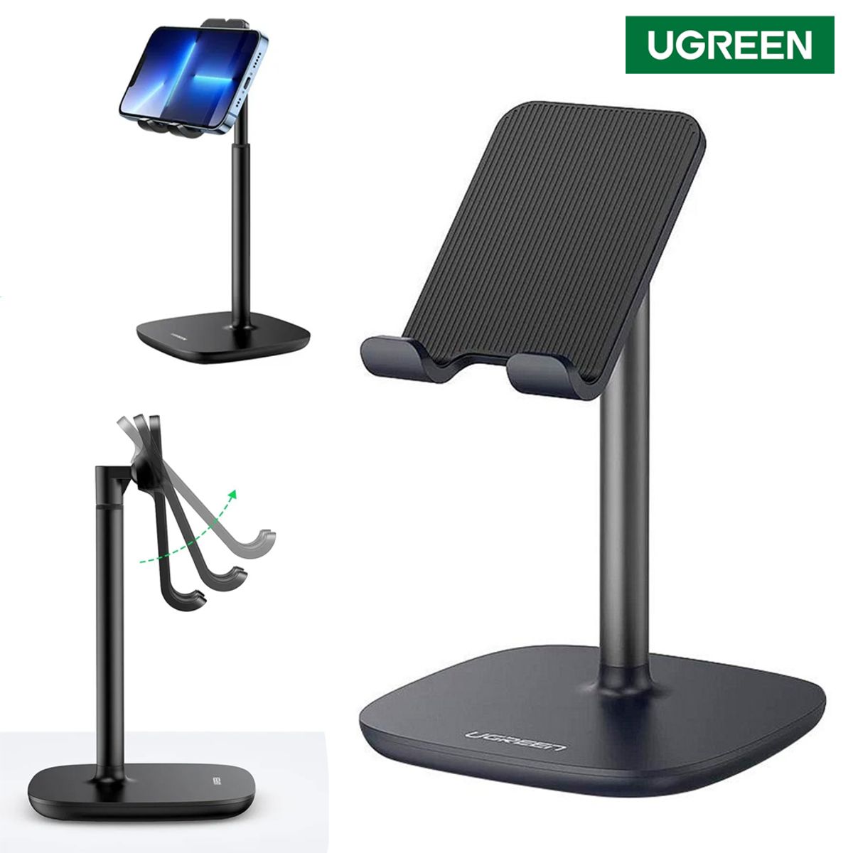 UGREEN - Soporte Celular UGREEN 80194 Altura Ajustable base antideslizante