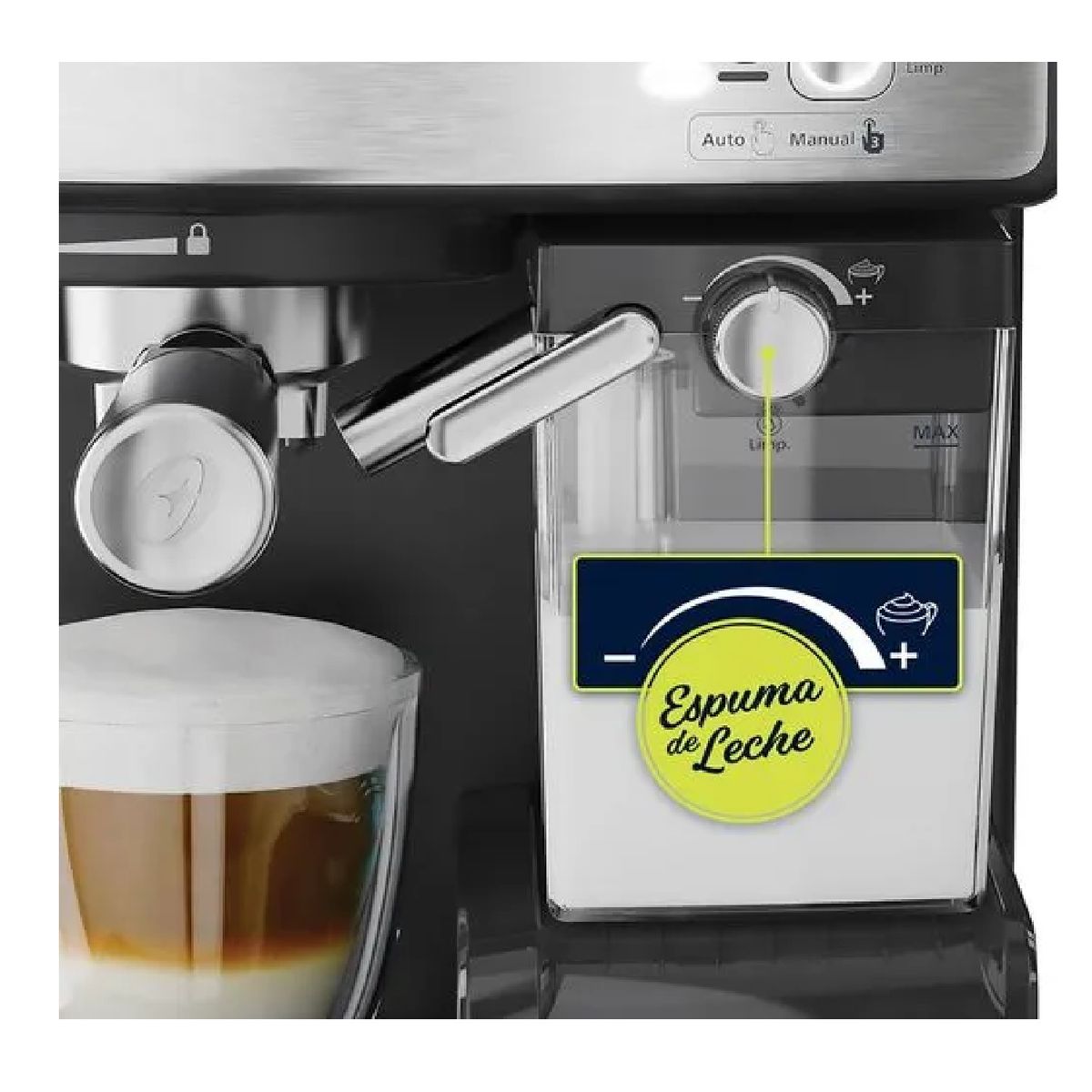 OSTER - Cafetera Automática de Espresso Oster Prima Latte I BVSTEM6603SS 053