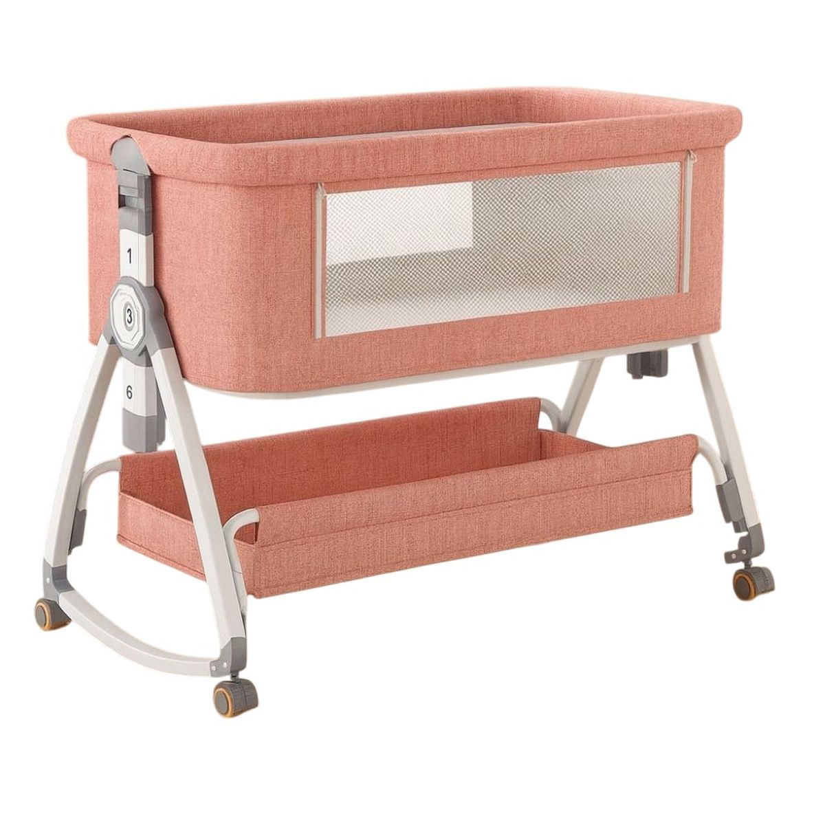 GENERICO - Cuna Mecedora Colecho Anti Reflujo Rosado