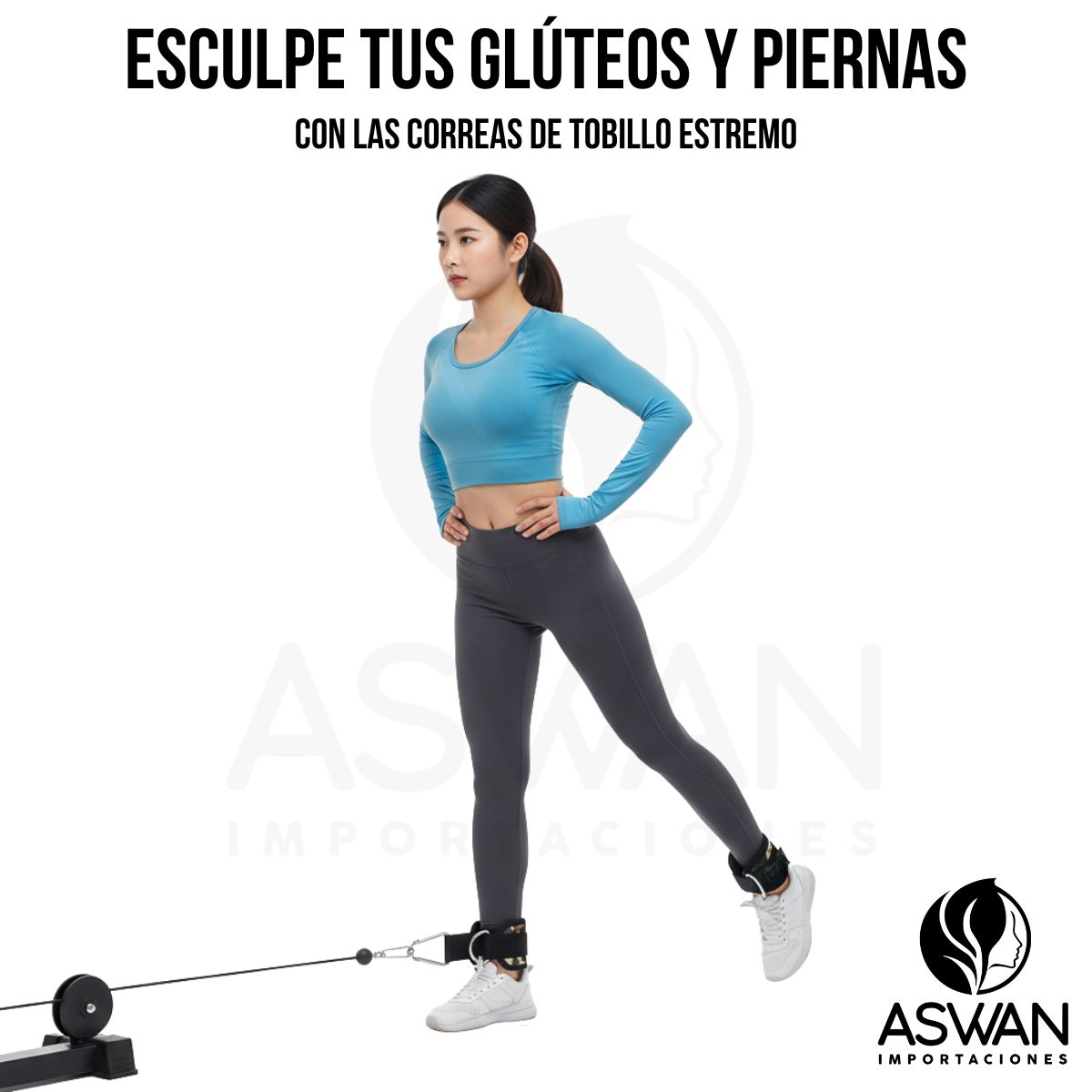 GENERICO - Tobilleras de Polea de Lona