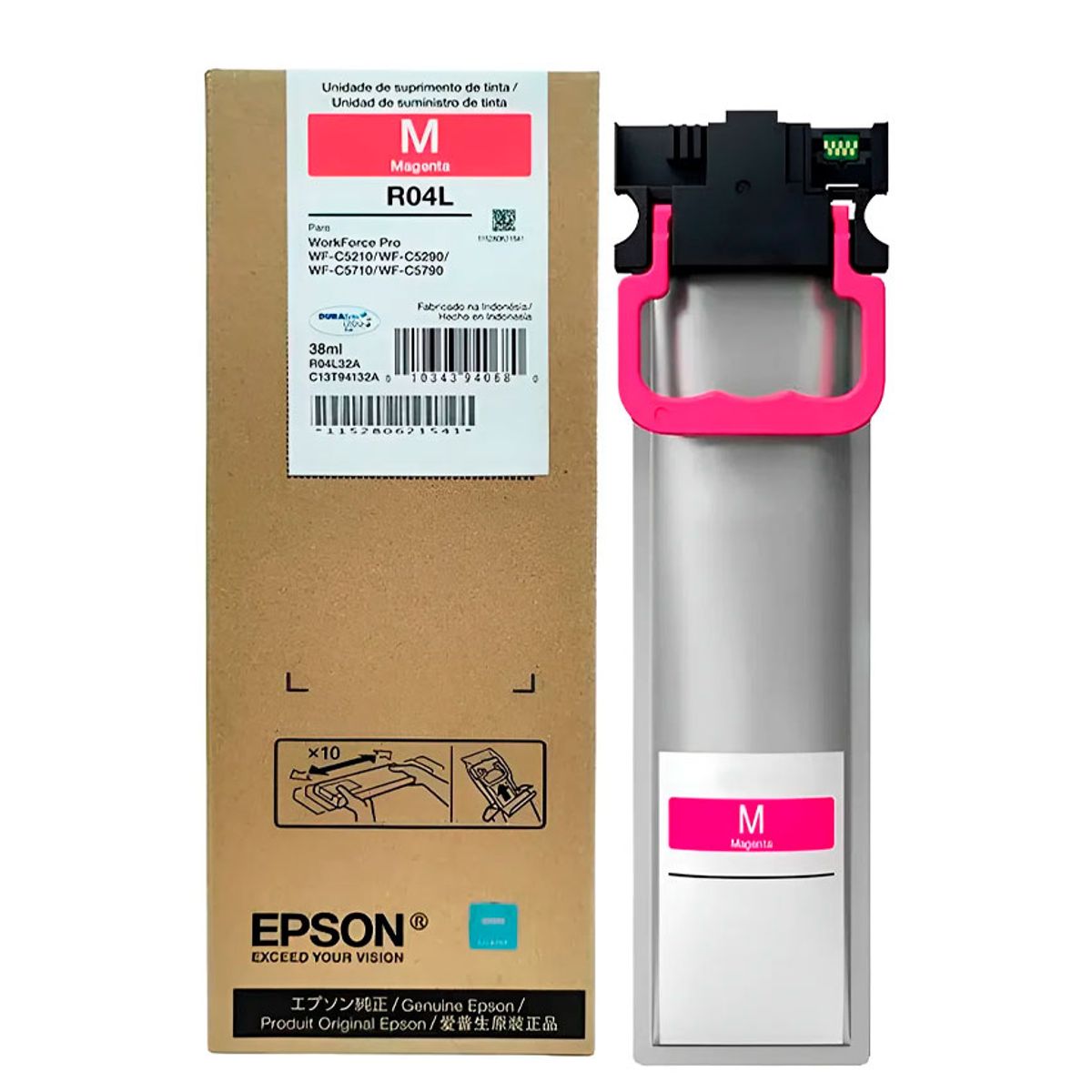 EPSON - Tinta Epson T941320-AL Wf-c5210/ 5290/ 5710/ 5790 (R04L) Magenta